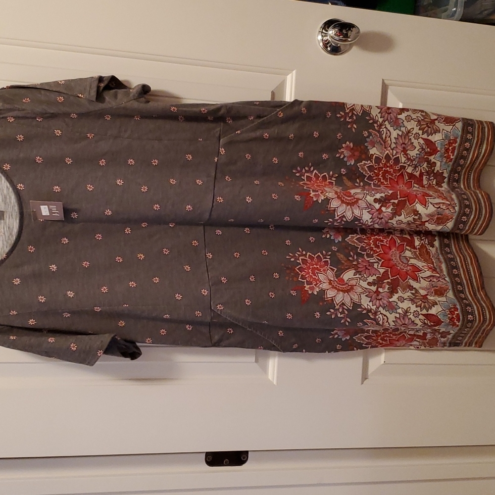 J Jill short sleeve dress with pockets
